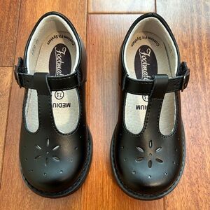 FootMates Black Girls' T-Strap Mary Jane Sherry Dress Shoes